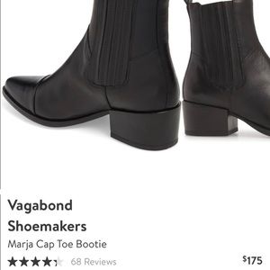 Vagabond marja cap toe booties